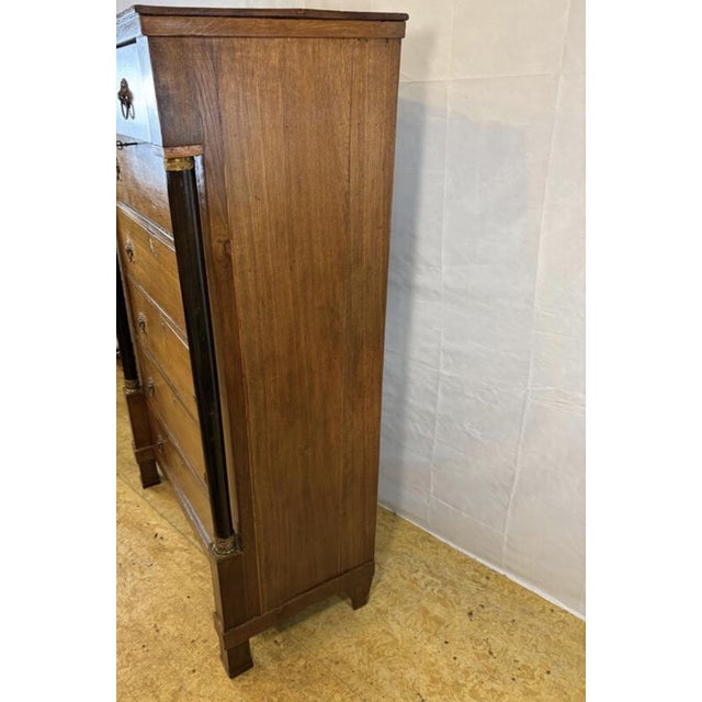 Antique Dutch Empire Oak Chiffonier Chest of Drawers, 1820s For Sale - Image 15 of 18