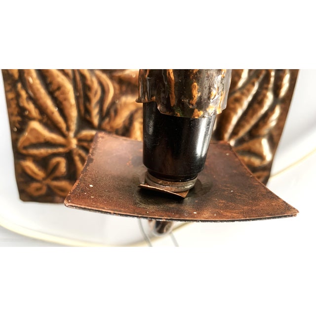 Copper Wall Lamp, 1979 For Sale - Image 12 of 15
