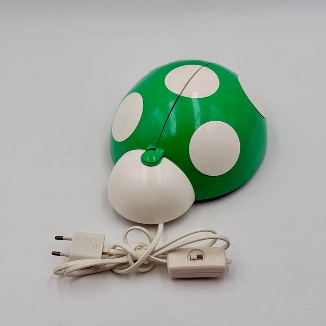 1970s Green Lucinelle Ladybug Wall Lamp by Jean-Pierre Vitrac for Co&Co, France, 1970s For Sale - Image 5 of 14
