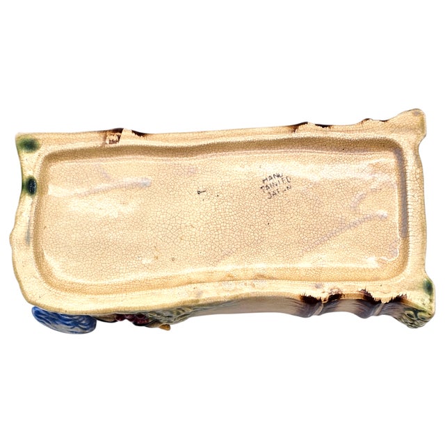 Vintage Mid-Century Japanese Pelican Log Planter For Sale - Image 10 of 10