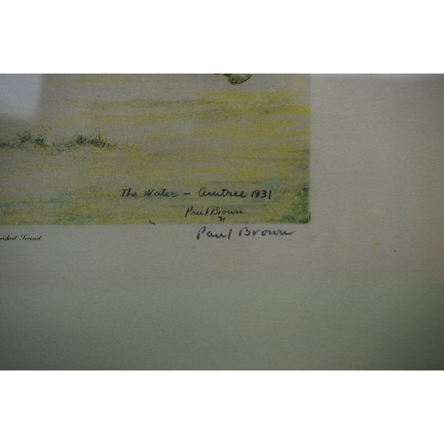 Wood The Water Jump in the Grand National of 1931 at Aintree by Paul Brown For Sale - Image 7 of 8