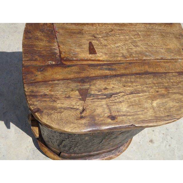 Small Cabinet in Canoe Wood and Teak, 2000s For Sale - Image 11 of 18