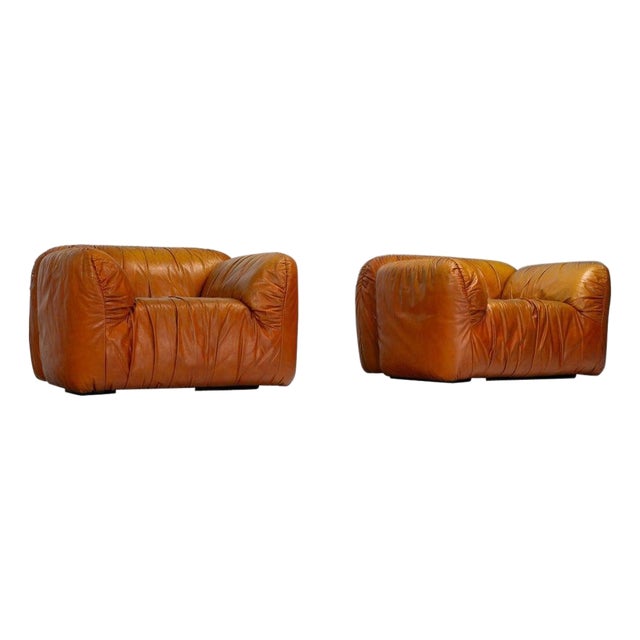 Nana Lounge Chairs by Guido Rosati for Uvet, Italy, 1970s, Set of 2 For Sale