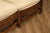French Country Style Carved Oak Frame Three Seat Sofa For Sale - Image 9 of 18
