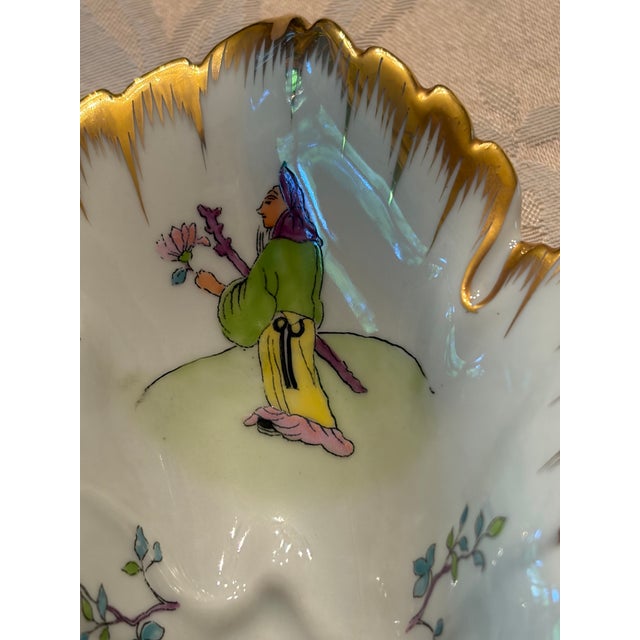 Chinoiserie Herend Hungary Porcelain Chinoiserie Trinket Dish For Sale - Image 3 of 8