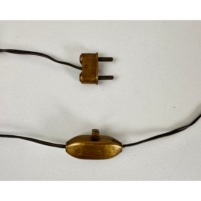 Textile Vintage French Opaline Crystal Table Lamp from L. Seiler, 1970s For Sale - Image 7 of 8