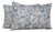 Custom Throw Pillows in Holland & Sherry Woven Patterned Fabric - A Pair For Sale