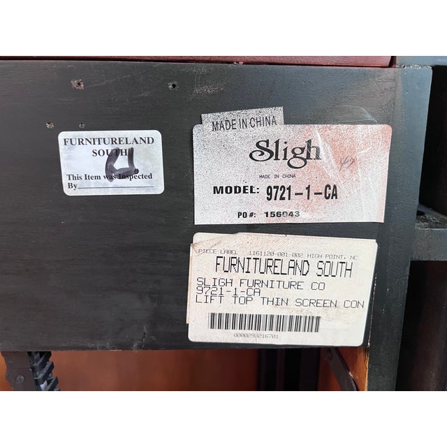Sligh Larado Electric Tv Lift Cabinet For Sale - Image 13 of 13