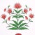 Mid-Century Modern Schumacher x Marie-Anne Oudejans Poppy Stripes Wallpaper in Red For Sale - Image 3 of 4