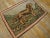 Unique Gray and Light Pink Color With Animalia Design Vintage Pictorial American Hooked Rug For Sale - Image 9 of 9