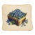 Vintage Blueberry Basket Needlepoint Pillow For Sale