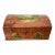 19th Century Domed Painted Decoupage Wooden Chest, Small For Sale