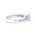 18ct White Gold Round Brilliant Cut Diamond Ring 0.95ct 5.75g, Size 6 For Sale - Image 6 of 10