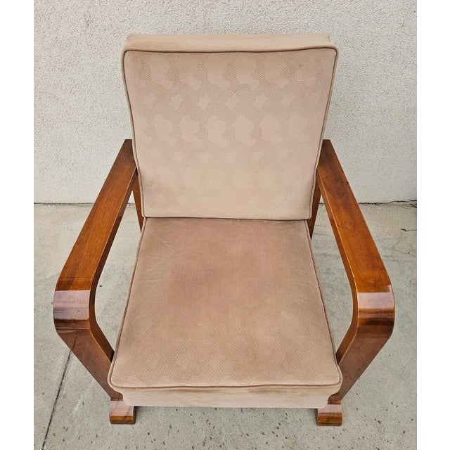 Art Deco Armchair in Walnut, Austria, 1920s For Sale - Image 11 of 14