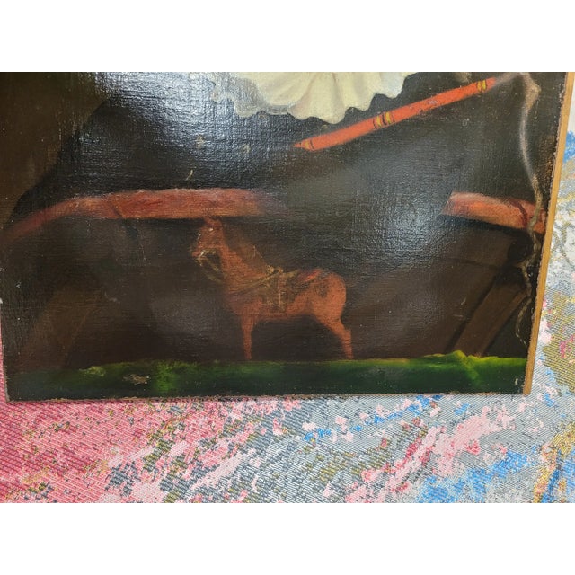 Early 19th Century American Shool Early 19th Century Painting of a Young Boy For Sale - Image 5 of 11