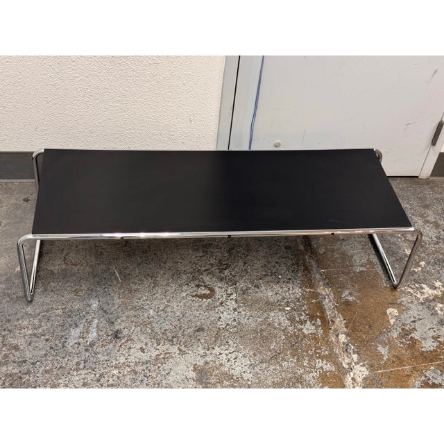 Paper Marcel Breuer for Knoll Laccio Table, Large For Sale - Image 7 of 12