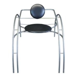 1990s Postmodern Quebec 69 Tubular Sculptural Spider Chair by Les Amisca 40