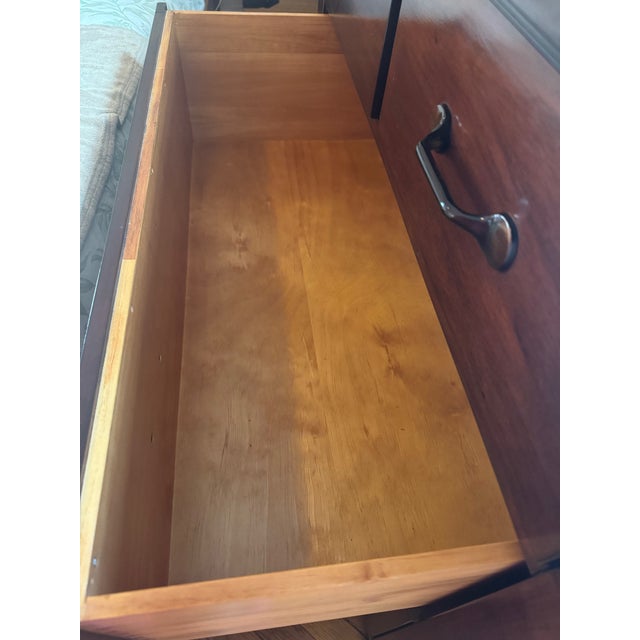 Pottery Barn Stratton Dark Brown Wood Dresser For Sale - Image 12 of 15