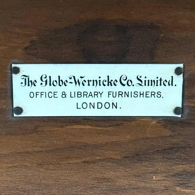 Antique English Oak Stacking Bookcase from Globe Wernicke, 1900s For Sale - Image 12 of 13