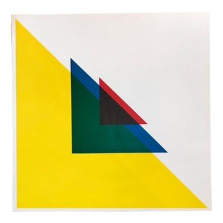 Andreas Christen - Geometric Composition Serigraph - Handsigned - 1967 For Sale