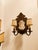 Wall Lamp with Central Mirror and Parchment Lampshades For Sale - Image 4 of 18