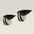 Black 1950s Mid-Century Rare Hand-Blown Murano Black & Gold Acanthus Glass Sconces by Seguso - a Pair For Sale - Image 8 of 17