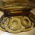 Mid 20th Century Mid 20th Century Vintage L E Smith Moon & Stars Amber Glass Basket For Sale - Image 5 of 11