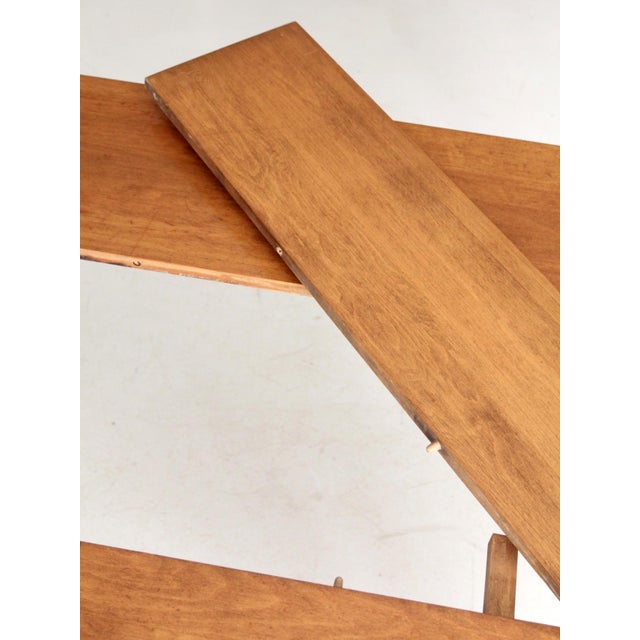 Mid-Century Colonial Revival Drop Leaf Dining Table in Sugar Maple For Sale - Image 14 of 18