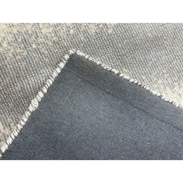 West Elm Ombre Sky Rug – 6x9 Wool & Viscose Blend | Handwoven For Sale - Image 15 of 18