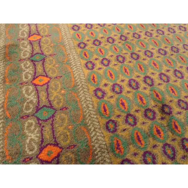 1940s Galerie Shabab Collection Mid-20th Century Indian Lahore Rug For Sale - Image 5 of 9