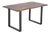 Maelira Iron Base Rectangular Dining Table by Loomlan For Sale