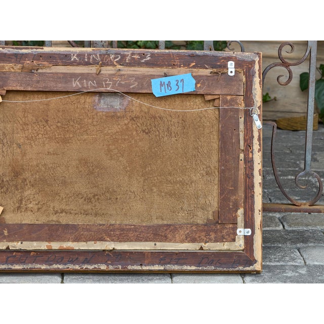 English Antique British Oil Dog Portrait by Edward Aistrop in Gilt Frame, circa 1900 For Sale - Image 3 of 12