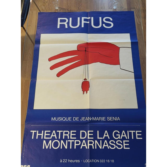 Poster from Jean Michel Folon Rufus, 1981 For Sale - Image 6 of 10