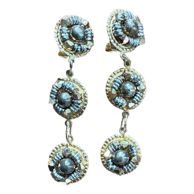 1990s Vintage Fazio Earclips- 2 Pieces For Sale