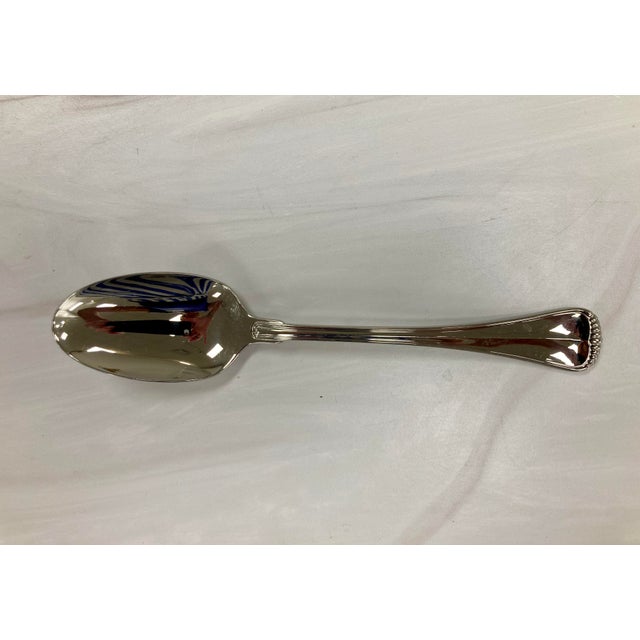 Ricci Argentieri Baguette Stainless Flatware Set- 8 Pieces For Sale In Raleigh - Image 6 of 12