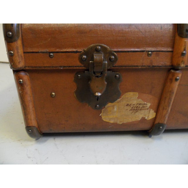 Wood Vintage Wooden Suitcase, 1950s For Sale - Image 7 of 13