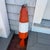 Vintage New England Coastal Nautical Orange Red Lobster Buoy For Sale - Image 4 of 8