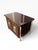 1970s Attributed to Mastercraft Hollywood Regency Burl Wood & Satin Brass Side Cabinets / Nightstands – A Pair For Sale - Image 9 of 15