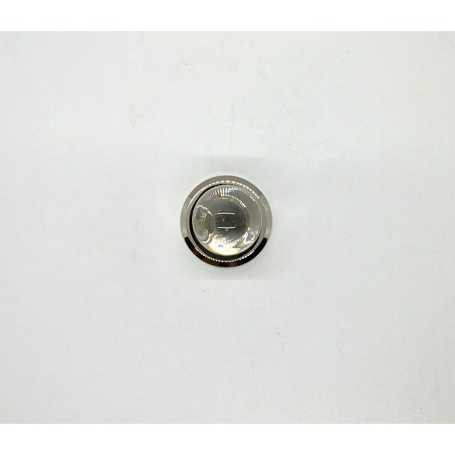 Thomasville Glass Knob With Blackplate. Glass Ball Modern Design.