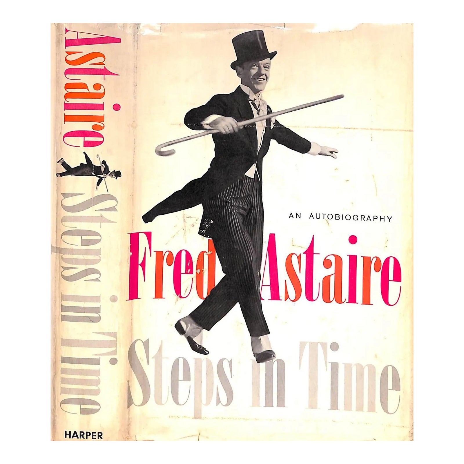 フレッド・アステアのサイン本 自伝”Steps in Time” Steps in Time