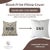 Not Yet Made - Made To Order Fabdivine Artistic Cushion Cover 22x22 Inch Floral Prints on Soft Linen- Saundrya For Sale - Image 5 of 5