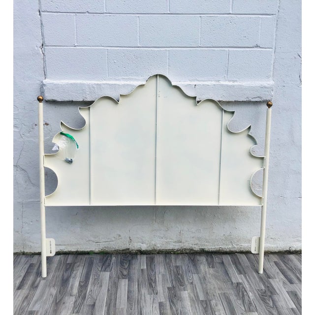 Vintage Toile Hand Painted Metal English Queen Headboard Chairish