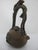 Brown Chinese Yixing Zisha Clay Peach Branch Teapot With Cicada Finial Lid For Sale - Image 8 of 15