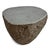 Vintage Boulder Outdoor Rustic Stone Side Table Stool For Sale - Image 4 of 7