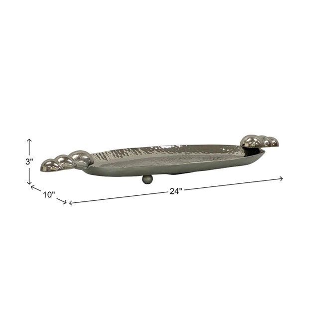 Contemporary Calder Silver Tray Wall Decor For Sale - Image 3 of 11