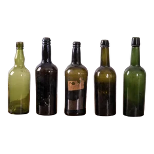5 Spirits Bottles, Savannah, Ga History, 19th Century
