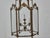 Tall French Wrought Iron Lantern With Glass Panels and Scroll Detailing - 1900s For Sale In Atlanta - Image 6 of 18