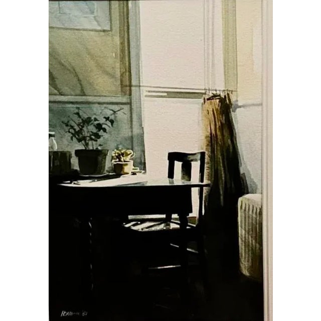 Realism “Natural Light” Original Watercolor Signed Howe For Sale - Image 3 of 3