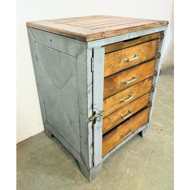 Vintage Industrial Chest of Drawers, 1960s For Sale - Image 4 of 17