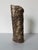 Brown 1980’s Vintage Organic Studio Pottery Sculptural Brutalist Texture Vase, Unsigned For Sale - Image 8 of 10